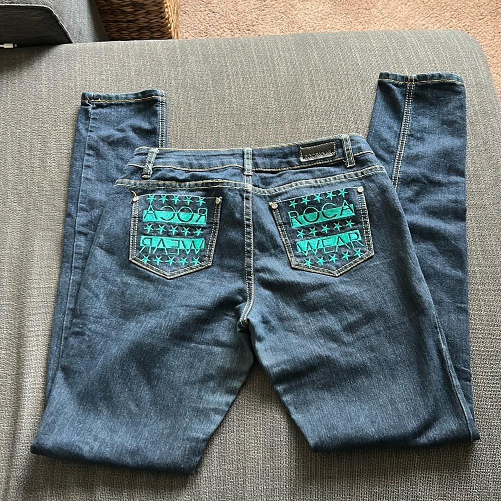 Vintage Rocawear Blue Jeans Size 7
